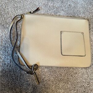 Chic Tan Wristlet Clutch